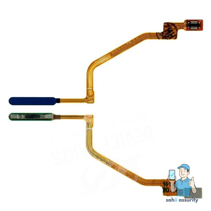 Fingerprint Sensor with Flex Cable for Xiaomi Redmi Note 9 Pro Blue